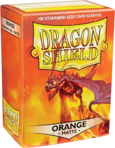 Dragon Shield 100 card sleeves matte orange