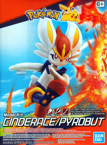 Cinderace Pokemon Model Kit