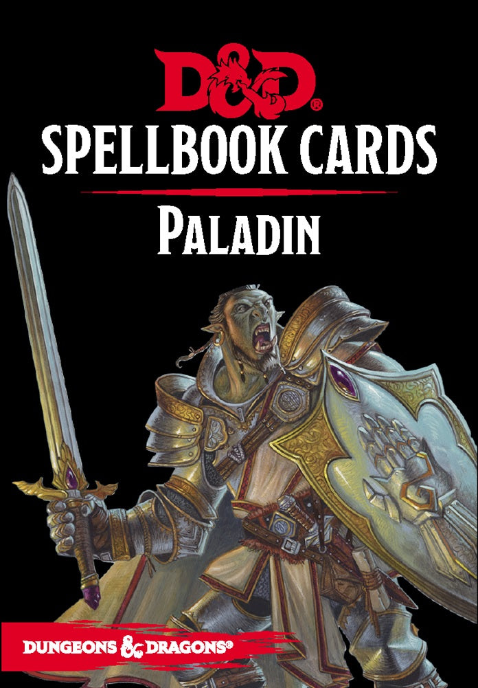 D&D RPG Spellbook Cards - Paladin Deck