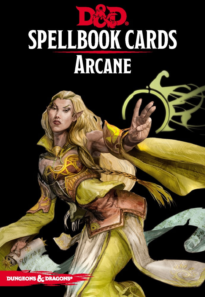 Dungeons and Dragons RPG Spellbook Cards - Arcane Deck
