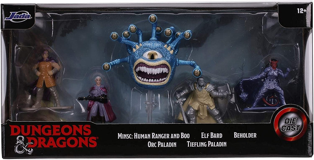 D&D Die Cast Painted Miniatures with Beholder and 4 others