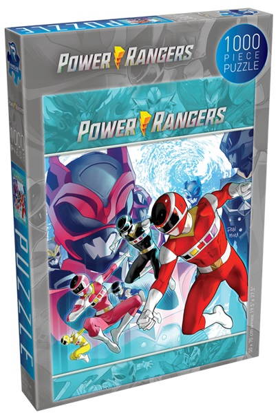 Power Rangers as a 1000 piece puzzle