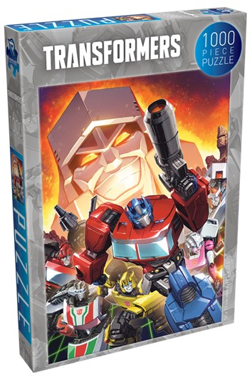 Different Transformers and villan as a 1000 piece puzzle