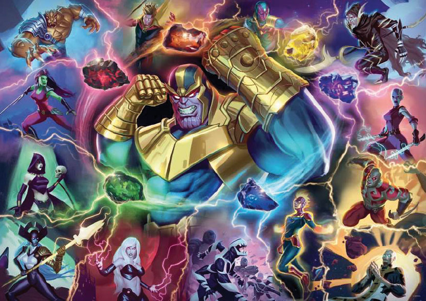 Marvel Villainous: Thanos Puzzle (1000 piece)