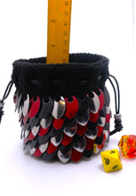 Load image into Gallery viewer, Dice bag is 3.5 inches tall
