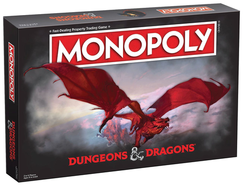 Dungeons & Dragons Monopoly Board Game