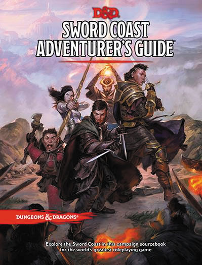 D&D RPG Sword Coast Adventurer's Guide Hardcover