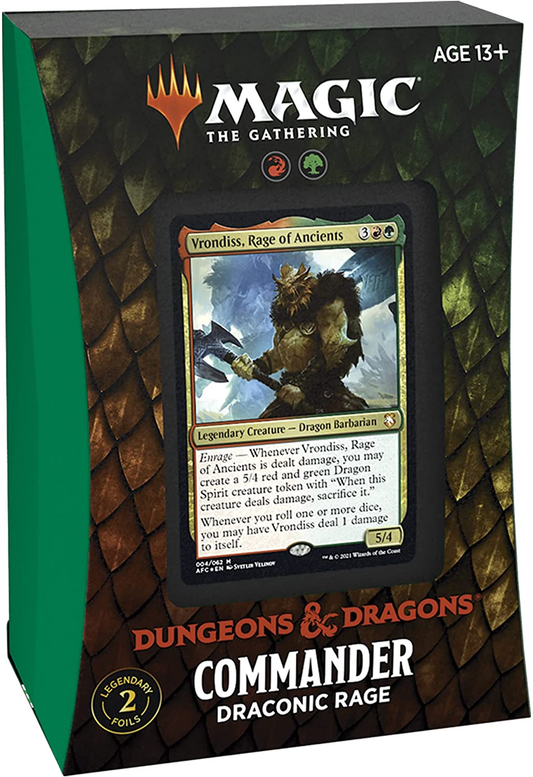 Draconic Rage (red/green) Commander Deck