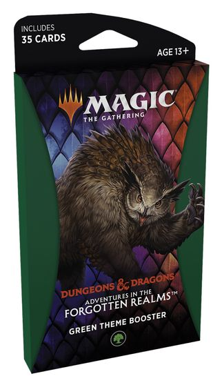 Magic TCG Adventures in the Forgotten Realms Green Theme Booster