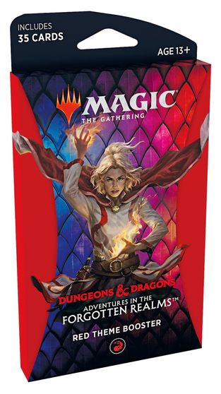 Magic TCG Adventures in the Forgotten Realms Red Theme Booster