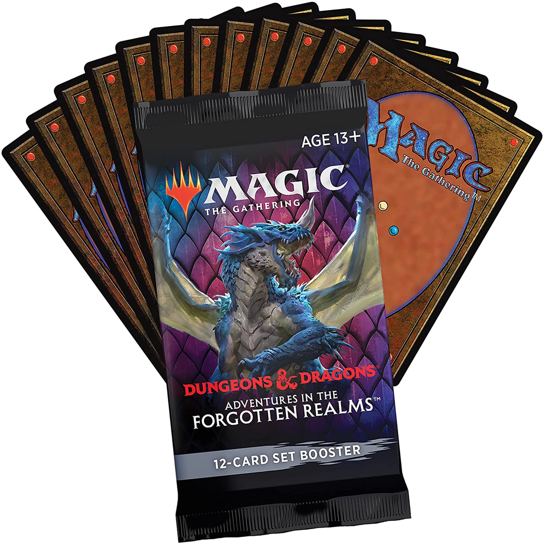 Magic TCG Adventures in the Forgotten Realms 12 card set booster pack