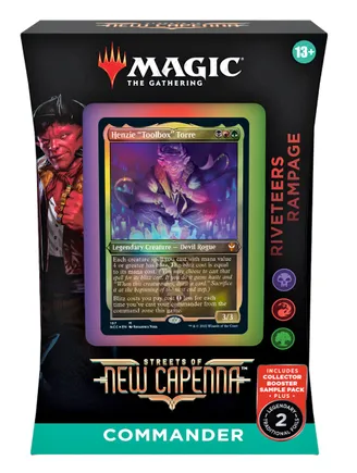 Magic TCG Riveteers Rampage Commander Deck black red green