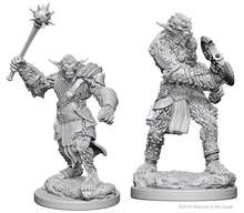 Load image into Gallery viewer, d&amp;d unpainted miniatures, 2 bugbears

