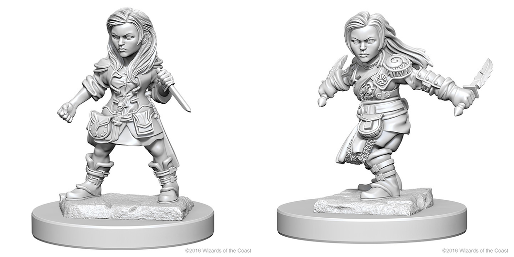 D&D Nolzur's Marvelous Unpainted Miniatures: Halfling Female Rogue