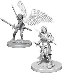 D&D Nolzur's Marvelous Unpainted Miniatures: Aasimar Female Paladin 2 figures