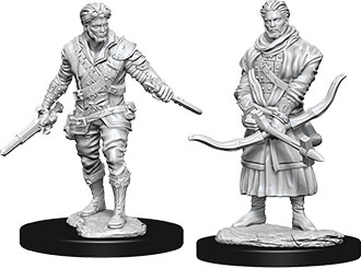 D&D Nolzur's Marvelous Unpainted Miniatures: Human Male Rogue 2 figures