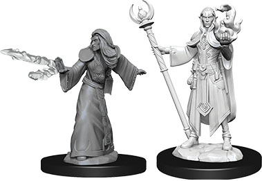 D&D Nolzur's Marvelous Unpainted Miniatures: Elf Male Wizard W09 2 figures