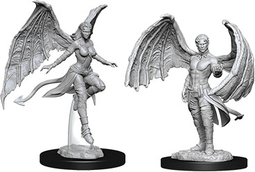 D&D Nolzur's Marvelous Unpainted Miniatures: Succubus & Incubus 