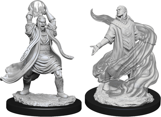 D&D Nolzur's Marvelous Unpainted Miniatures: Elf Male Sorcerer 2 figures
