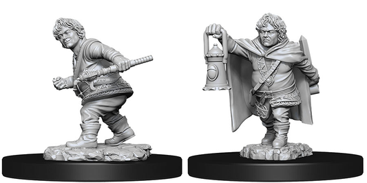 D&D Nolzur's Marvelous Unpainted Miniatures: Halfling Male Rogue W11 2 figures