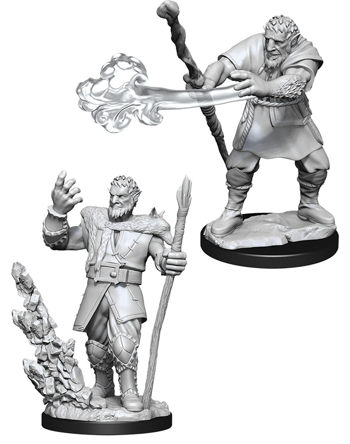 D&D Nolzur's Marvelous Unpainted Miniatures: Firbolg Male Druid 2 figures