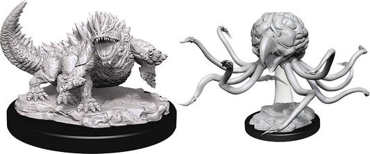 D&D Nolzur's Marvelous Unpainted Miniatures: Grell & Basilisk