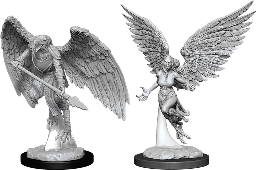 D&D Nolzur's Marvelous Unpainted Miniatures: Harpy & Arakocra