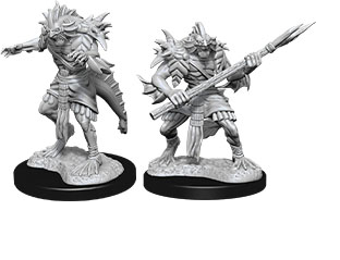 D&D Nolzur's Marvelous Unpainted Miniatures: Sahuagin 2 figures