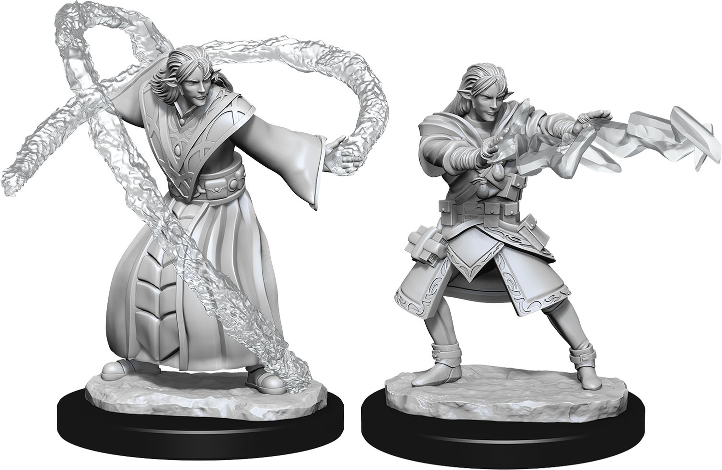 D&D Nolzur's Marvelous Unpainted Miniatures: Elf Male Wizard W13 2 figures