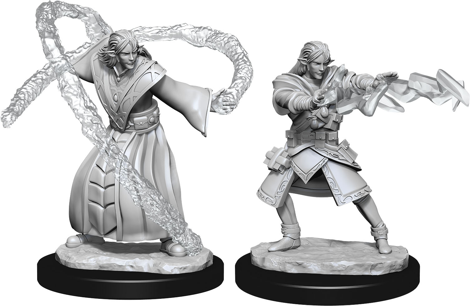 D&D Nolzur's Marvelous Unpainted Miniatures: Elf Male Wizard W13 2 figures