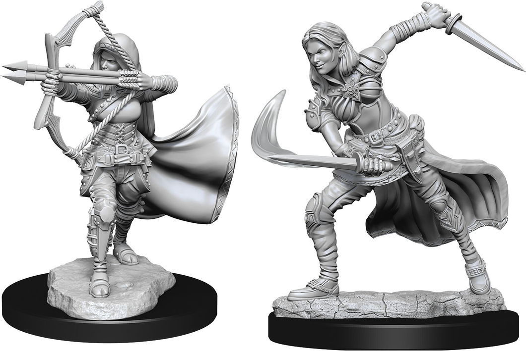 D&D Nolzur's Marvelous Unpainted Miniatures: Air Genasi Female W15 2 figures