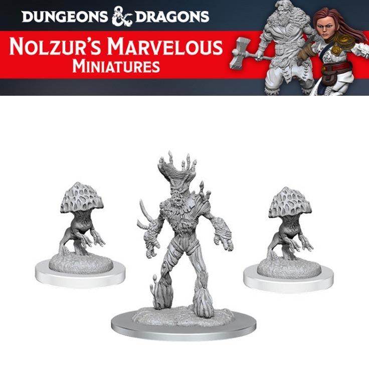 D&D Nolzur's Marvelous Unpainted Miniatures: Myconid Sovereign & Sprouts W16