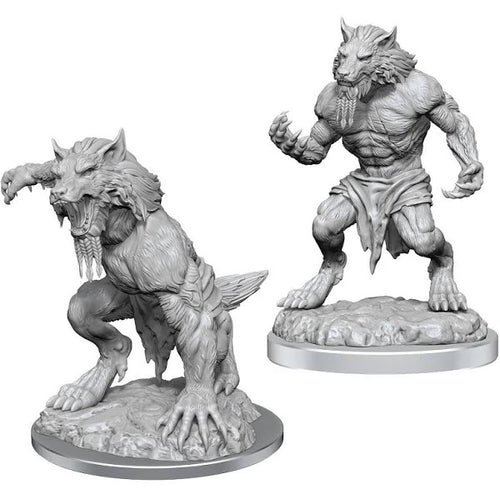 Critical Role Unpainted Miniatures: W03 Fey Werewolves