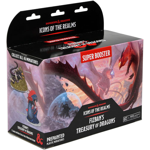 D&D Miniatures: Icons of the Realms Fizban's Treasury of Dragons SUPER Booster