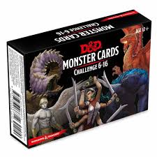 D&D RPG: Monster Cards- Challenge Deck 6-16