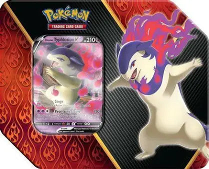 Pokemon TCG Divergent Powers Hisuian Typhlosion V Tin