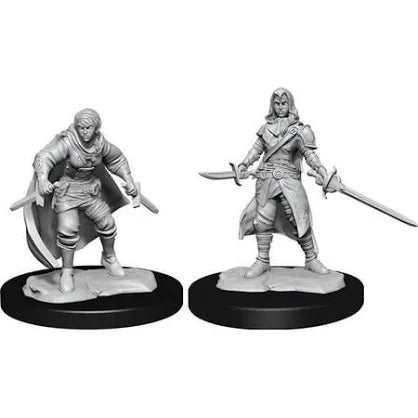 D&D Nolzur's Marvelous Unpainted Miniatures: Elf Rogue & Half-Elf Rogue Protege W19