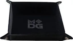 MDG Velvet Folding Dice Tray - Black