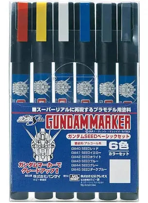 Gundam Marker Seed Basic set of 6