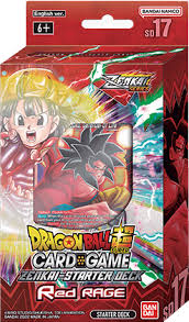 Dragon Ball Super TCG Starter Deck Red Rage SD17