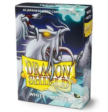 Dragon Shield Japanese Size Matte White 60 count