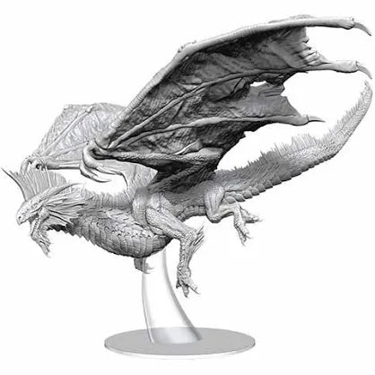 Dungeons & Dragons Nolzurs Marvelous Unpainted Miniatures: Adult Silver Dragon