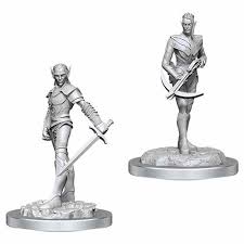 D&D Nolzur's Marvelous Unpainted Miniatures: Drow Fighters W18