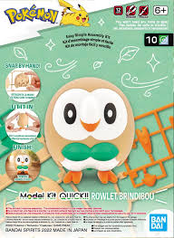 10 Rowlett Pokemon Model Kit