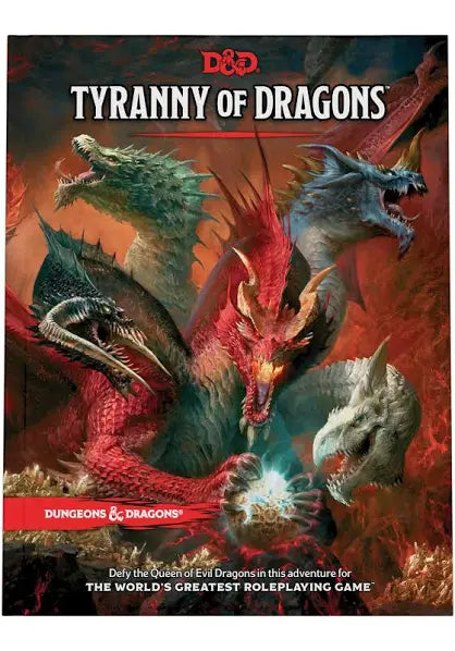 D&D RPG Tyranny of Dragons 5e Hardcover