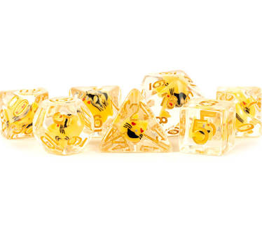 DMG 16mm Resin Poly Cat Dice Set (7)