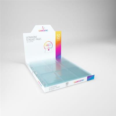 Toploading 9-Pocket Pages:50 pg Clear
