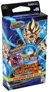 Dragon Ball Super TCG Saiyan Showdown Premium Pack Set 06