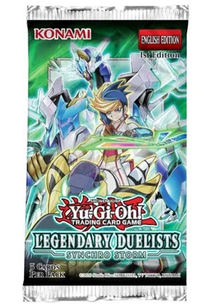 Yu-Gi-Oh! Legendary Duelists Synchro Strom Booster Pack with 5 random cards