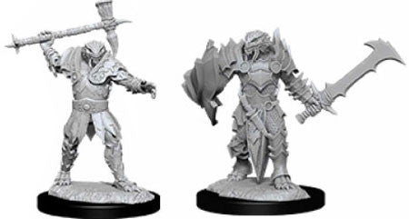Dragonborn Paladin Male. Two figures.